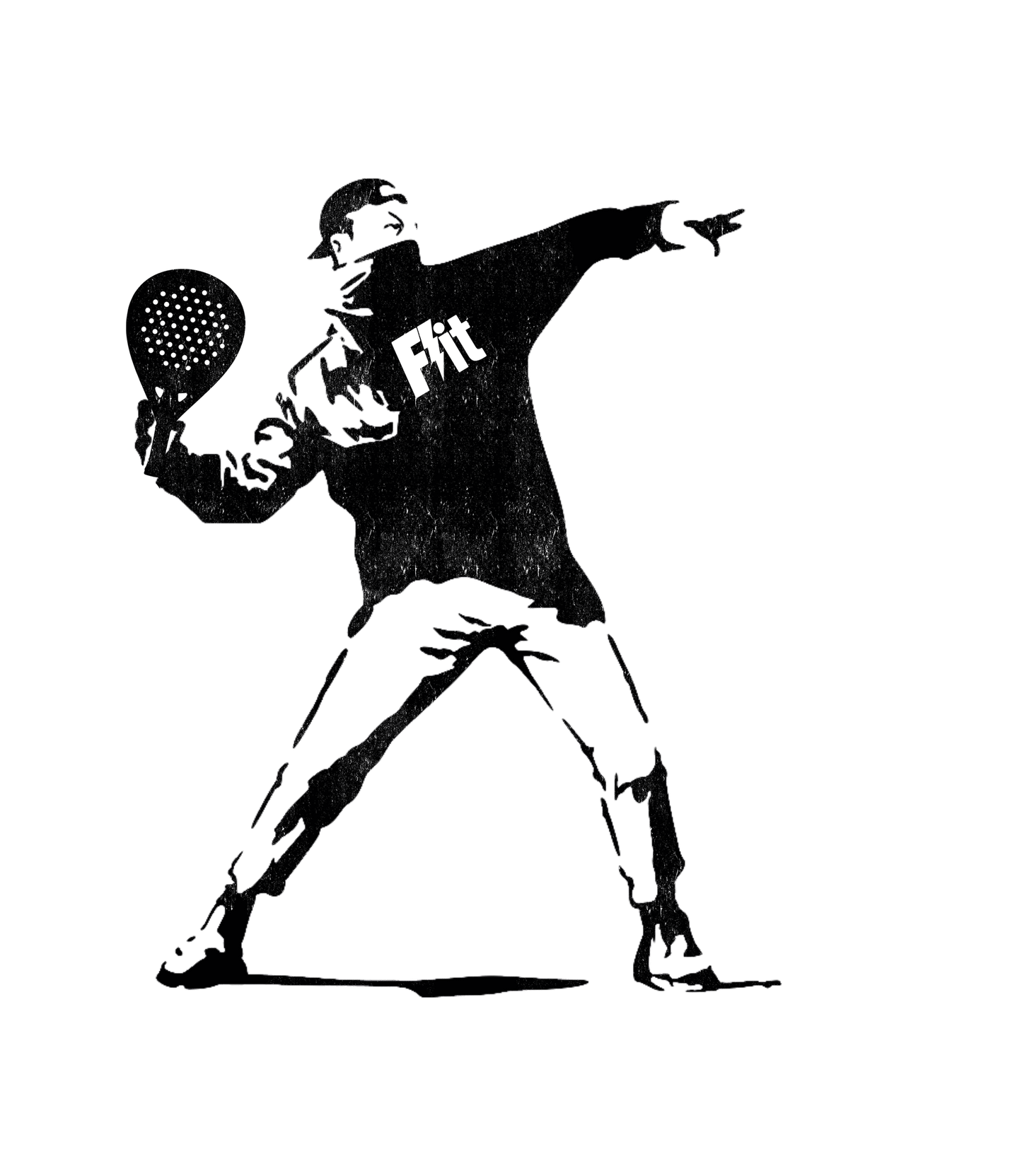 Mens two tone F-it Padel T-shirt| Active wear