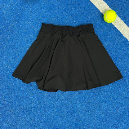 Womens Padel Skort skirt with tights| Gym shorts