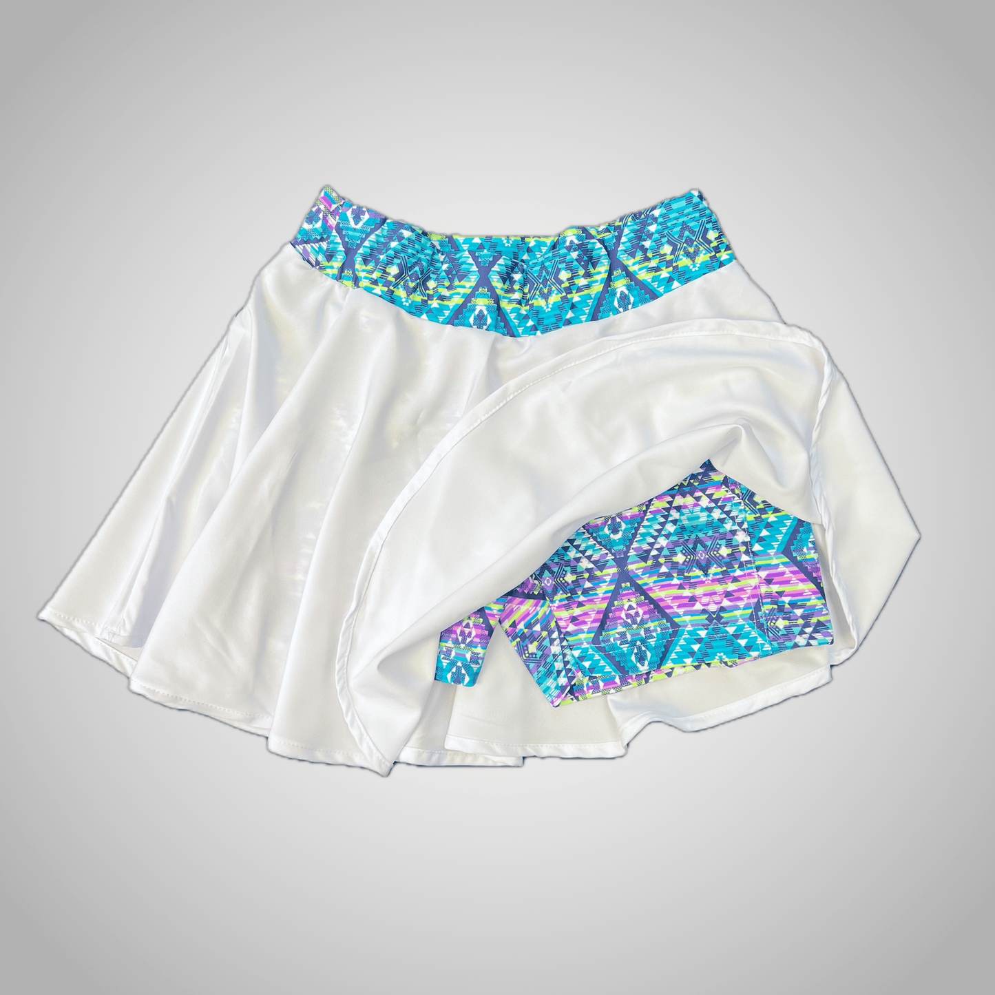 Womens Padel Skort skirt with tights| Gym shorts