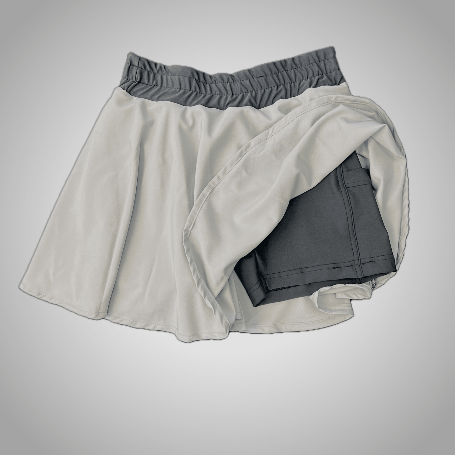 Womens Padel Skort skirt with tights| Gym shorts
