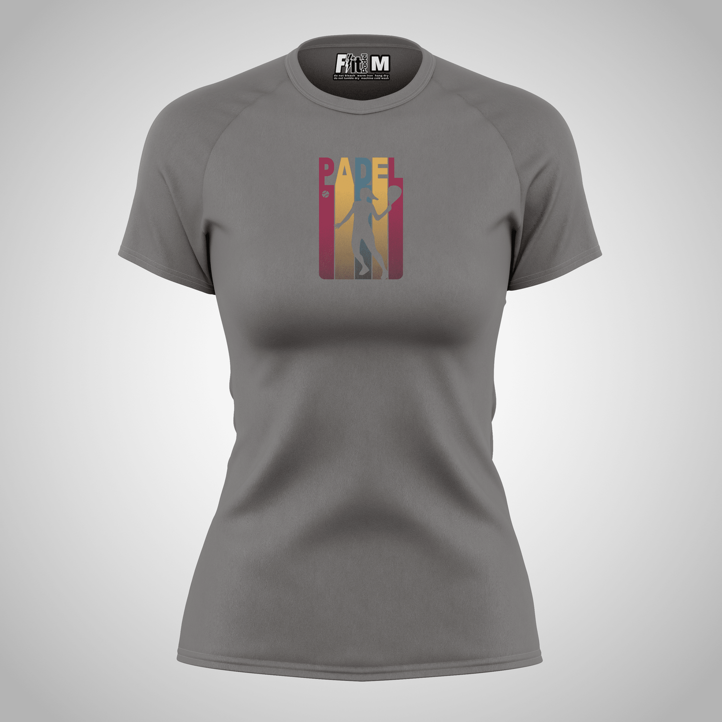 Women's F-it Padel T-shirt| Active wear Grey