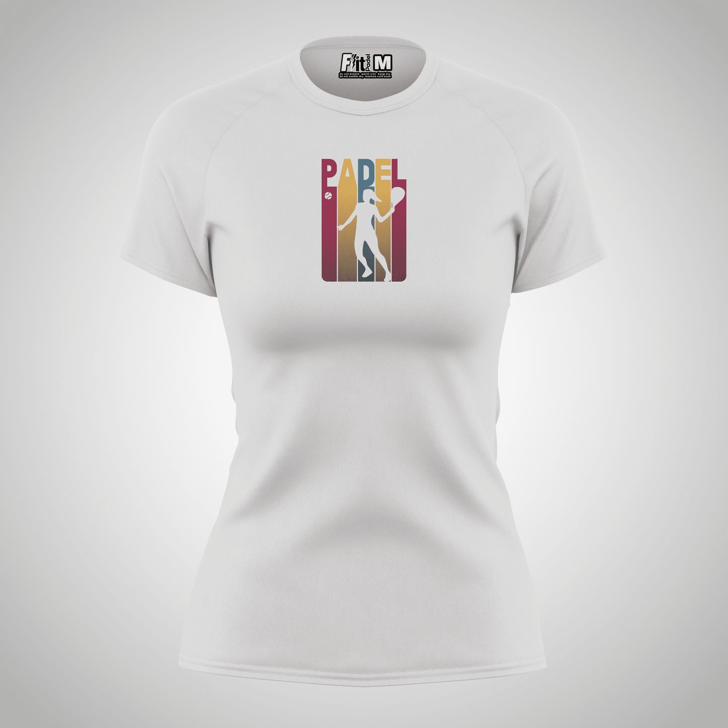 Women's F-it Padel T-shirt| Active wear - White