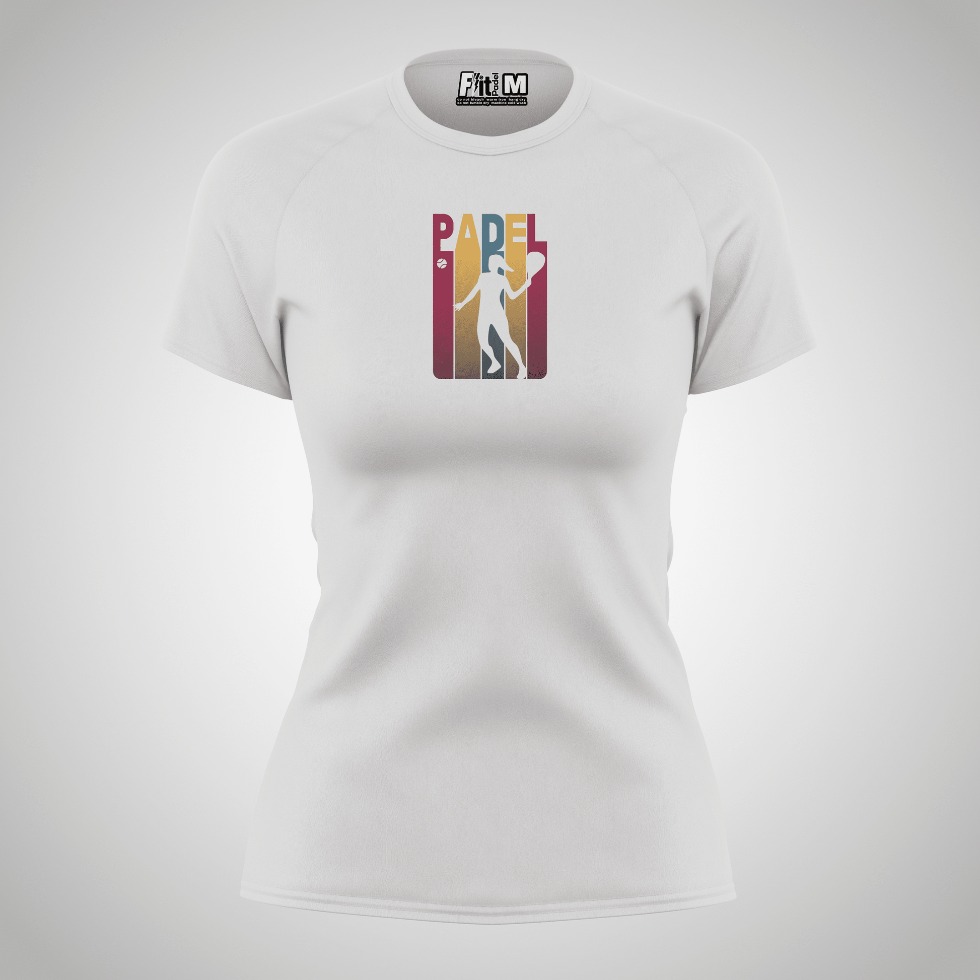 Women's F-it Padel T-shirt| Active wear - White