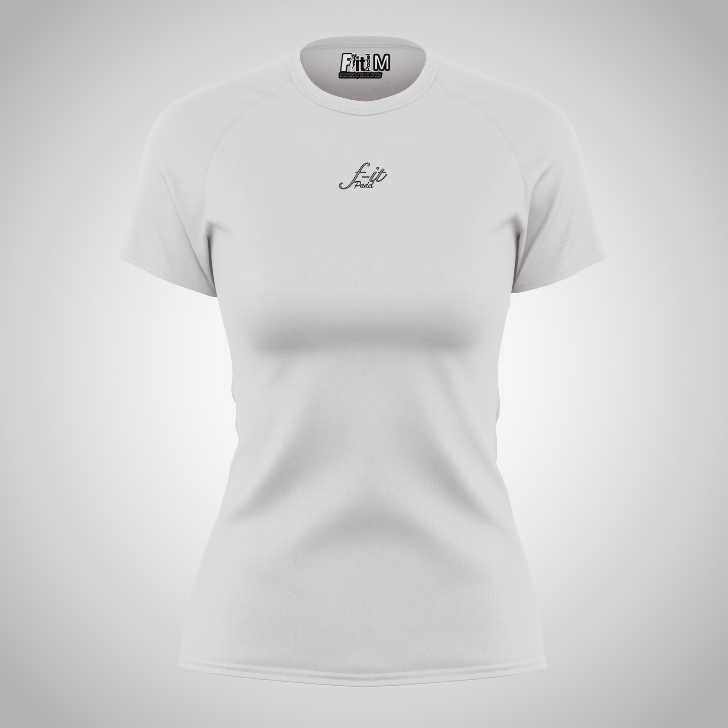 Women's F-it Padel T-shirt| Active wear - White